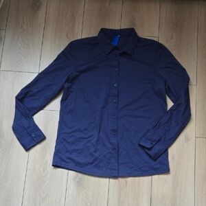 Kit And Ace Womens Classic Fit Button Up Shirt Sz M